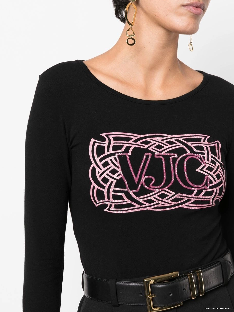 Affordable 2000s Women Versace T-shirt logo-print 0728